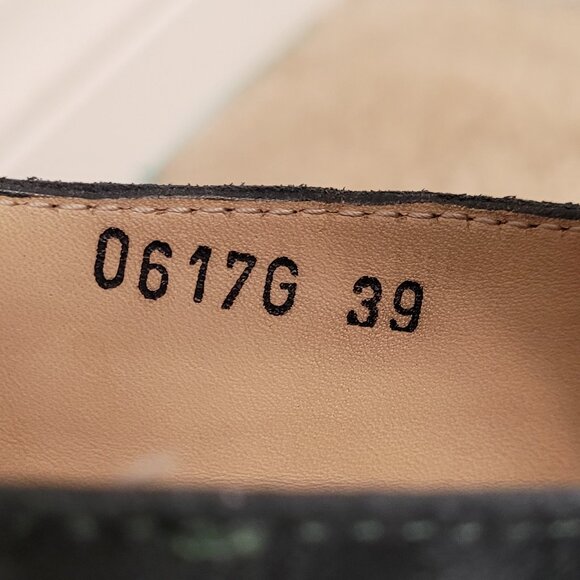 TOGA Pulla Black Suede Heeled Boots Booties EU 39 US 9 Zippered Buckle Cutout - Picture 6 of 10